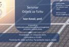 Seminar Odjela za fiziku