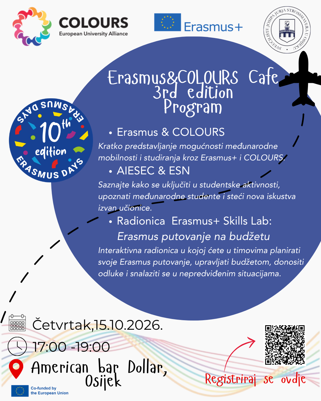 Read more about the article Erasmus&COLOURS Cafe 3rd Edition – 15. listopada 2026.